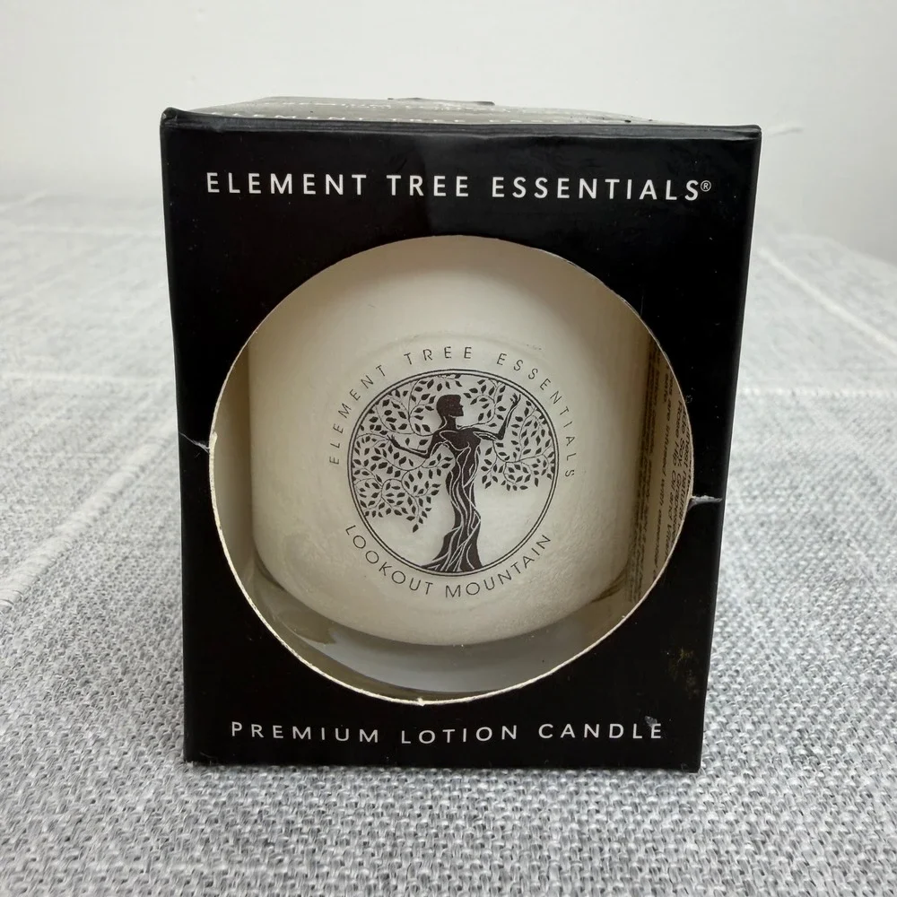 Element Tree Essentials Lotion Lookout Mountain Candle‎ 3oz Votive